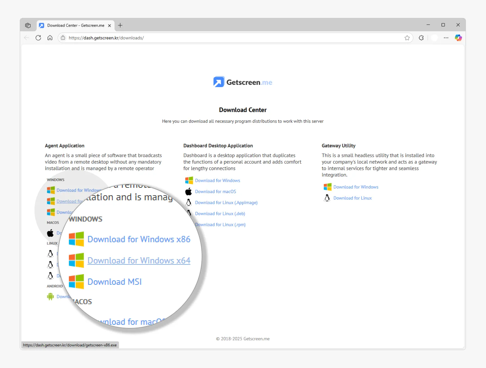 다운로드-페이지에서-에이전트-프로그램-링크-클릭